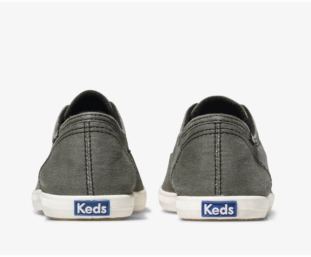 Keds Slip Ons Damen Dunkelgrau - Chillax Seasonal Washable - PKQ-874632